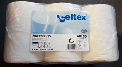 6 Rollen Papierhandtuchrollen 3lagig celtex Master 85 40105 für ille-Spender OVP