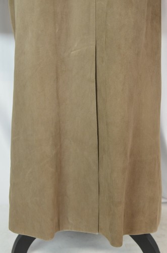 Seraphin Men's Brown Suede Overcoat Trench Size 50 French Buttons 40 US Career - Picture 6 of 11