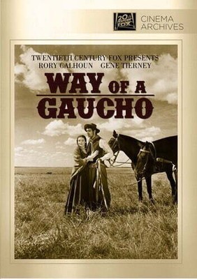Way of a Gaucho,New DVD, Richard Boone, Gene TierneY, Rory Calhoun, Jacques Tour