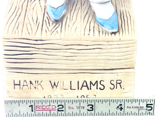 Hank Williams Sr 1923-53 figure Vintage 70s Decanter Music Box Base - Picture 21 of 24