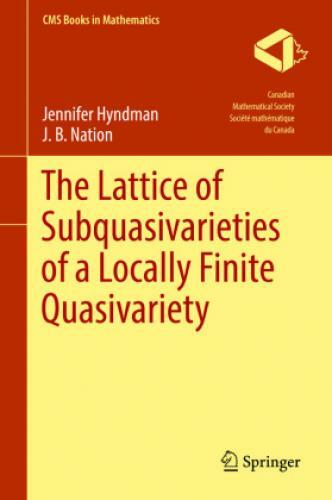 Thumbnail - The Lattice Of Subquasivarieties Of A Locally Finite Quasivariety 4985