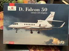 Amodel 72307 Dassault Falcon 50 with winglets  Open Box Original Bag