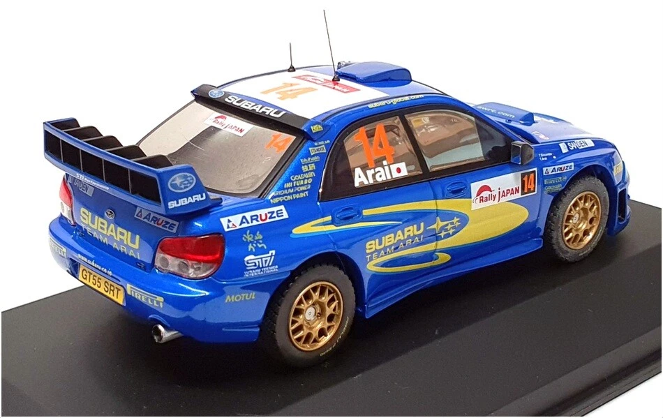 HPI Racing 1/43 Scale 947 - Subaru Impreza WRC 2006 Japan #14 - Image 2 of 4
