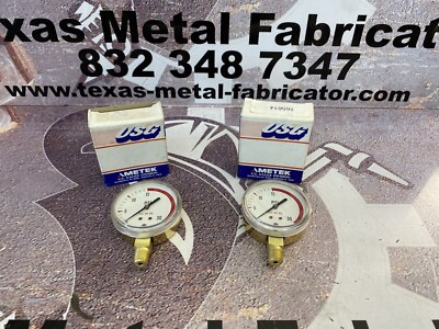 #ad USG Pressure Gauge 0 30PSI Conn. 1 4” ANPT LM Size 2.5” Qty 2 $40.00