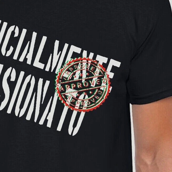 MAGLIETTA UFFICIALMENTE PENSIONATO idea regalo per uomo Pensione Lavoro T-SHIRT - Immagine 3 di 3