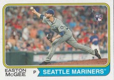 EASTON MCGEE TOPPS HERITAGE ROOKIE CARD RC SEATTLE MARINERS #178 2023 23