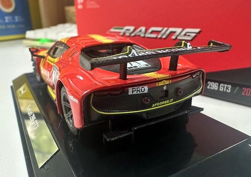 Free Shipping Bburago 1:43 Ferrari 296 GT3 Diecast Model Car Acrylic Box - Picture 4 of 8