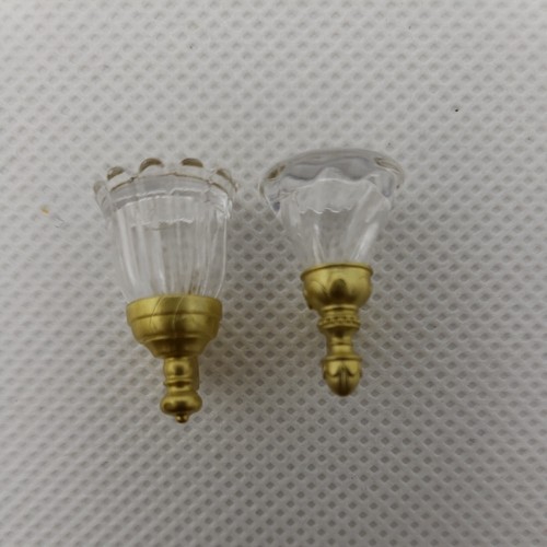 Calico Critter Red Roof Country Cottage Replacement LIGHT COVERS FIXTURES 2 pcs - Picture 4 of 12