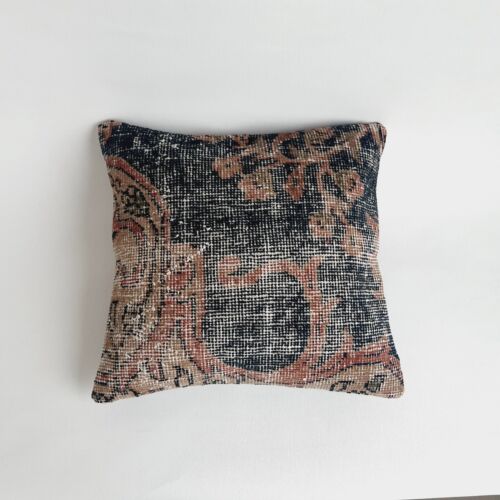 16''x16'' Anatolian Boho Vİntage Pillow Turkish Rug Pillowcase Ethnic Cushion - Picture 8 of 9