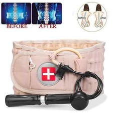 Decompression Belt Back Brace Lumbar Spinal Support  Extender Belt Air Traction