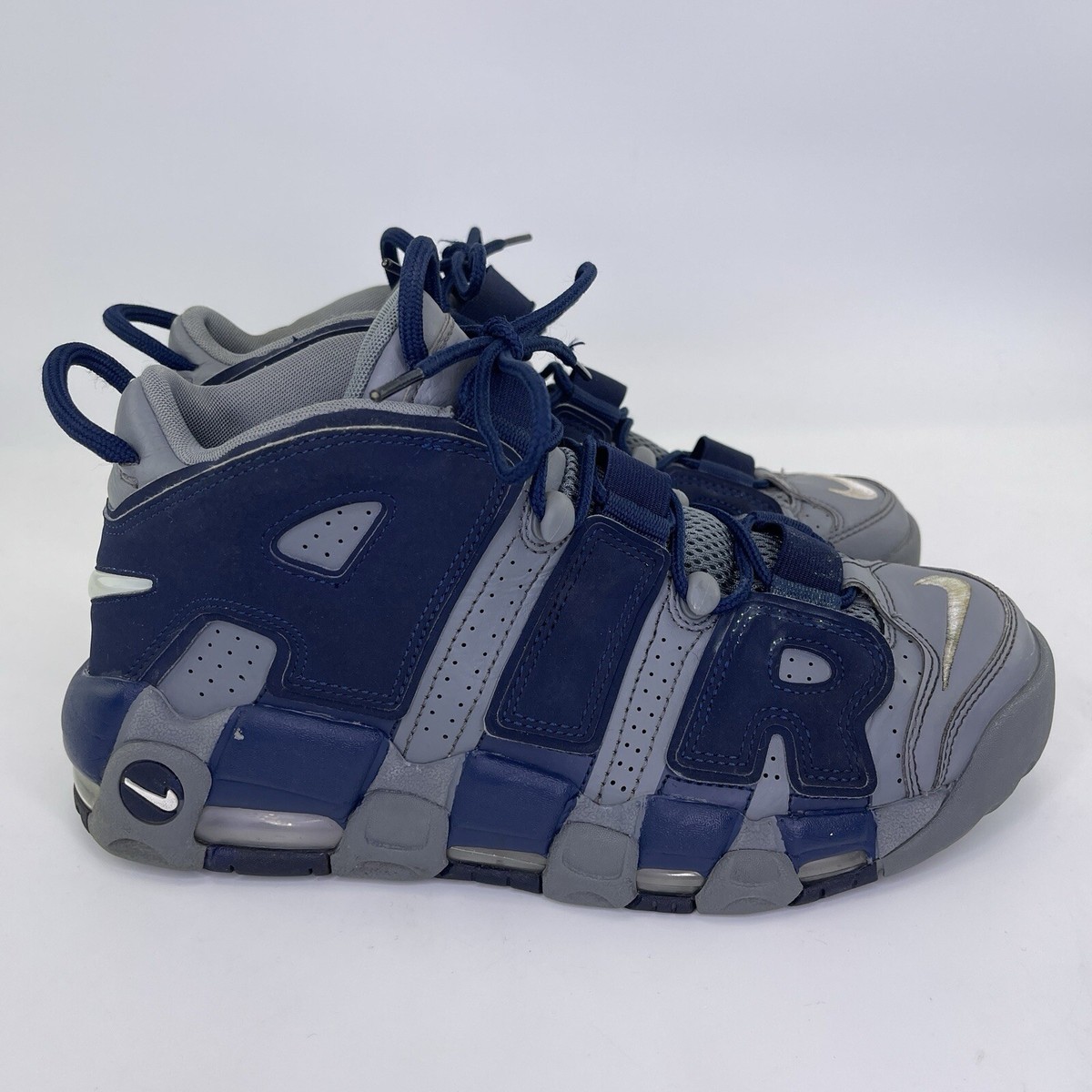 Men's Nike Air More Uptempo 96' Sneakers Grey Blue 921948-003 Sz 8