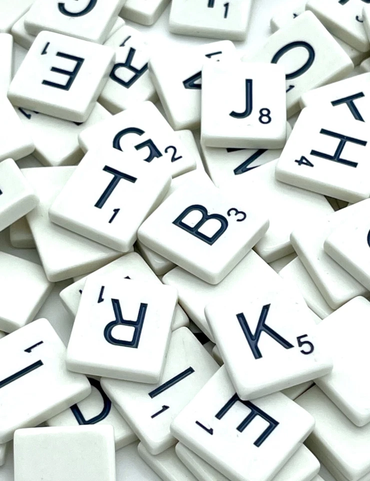 Piezas de repuesto originales de juego Scrabble Platinum letras individuales Foto 2 de 2