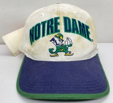 Vintage University of Notre Dame Fighting Irish SnapBack Hat Image Caps OSFA