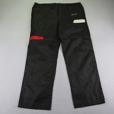 Vintage Adidas Pants Mens XL Black Windbreaker Track Joggers Athletic Gym 80s 