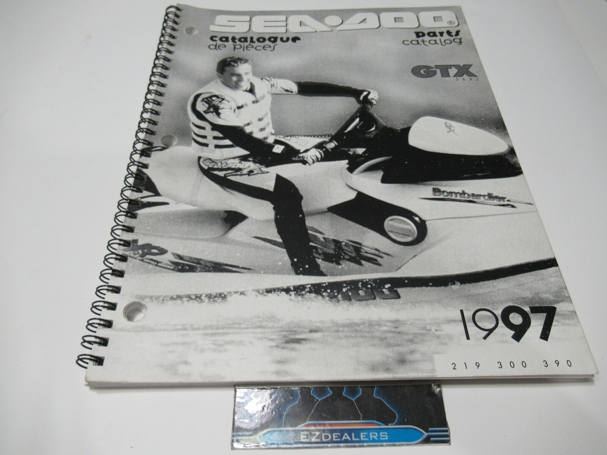 Sea-Doo 219-300-390 Parts Catalog 1997 GTX 5642 N.O.S. O.E.M. QTY