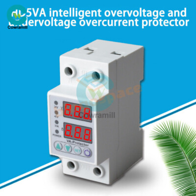 Din Rail Over Voltage Current & Under Voltage Protector Device 40A/63A 230V