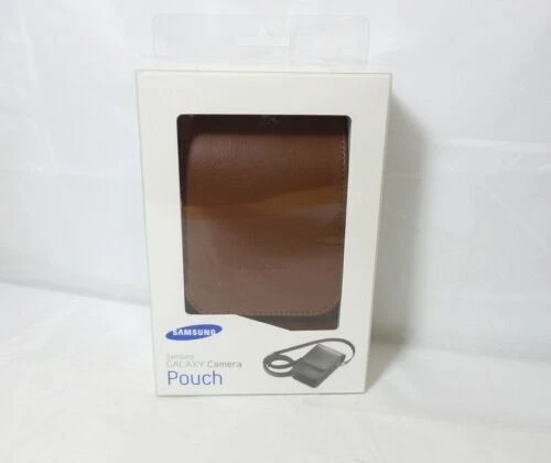 Estuches para cámara de cuero marrón, bolsos y fundas para Samsung Galaxy Camera