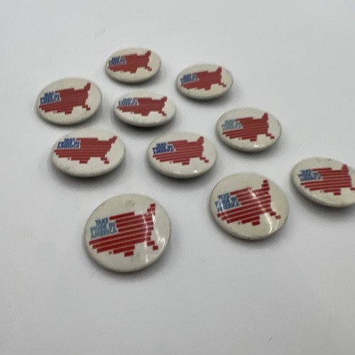 Vintage "Take Pride In America" Pinback Button Pin 1980s 1.5" Red, White, Blue - Picture 4 of 5