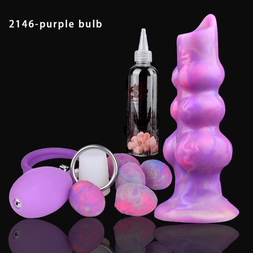 Silicone Inflatable Ovipositor Dildo Lay Gelatin Eggs G Spot Stimulator Sex Toy - Picture 30 of 43