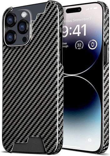 Luxury Real Forged Carbon Fiber Case Shockproof Cover For iPhone 15 Pro Max/Pro - Photo 34 sur 51