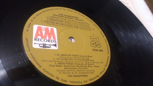 The Sandpipers Spanish Album Volume 2 German Import Record Vintage Vinyl - Picture 5 of 24