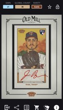 2022 Topps BUNT Joe Ryan S3 T206 Framed Signature Sig Iconic- DIGITAL CARD