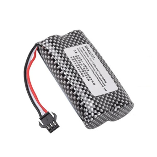 2Pcs 7.4V 1500mah Battery SM-3P for MN82 MN128 MN78 LC79 Gesture Sensing Twisted - Picture 2 of 5