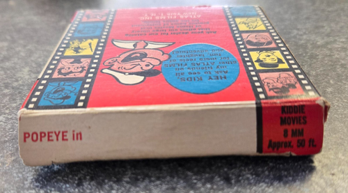 Vintage Popeye PX-2 Popeye Circus Man Kiddie Movies 8mm Atlas Films 50ft - 第 3/15 張圖片