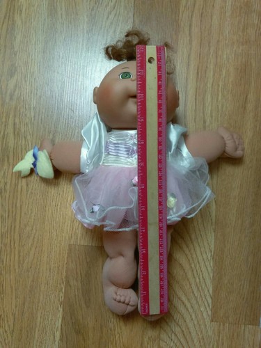 Vintage 1995 Mattel Cabbage Patch Kids Baby Light Brown American 12” Doll - Picture 7 of 8