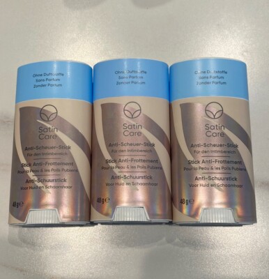 3 Venus Satin Care Intimate Anti-chafe Stick, Reduces Rubbing&Irritation Gentle