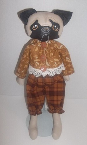 Made To Order Dog Doll, Folk Art Doll, Pet Art, Primitive Doll, Whimsical - Picture 11 of 14