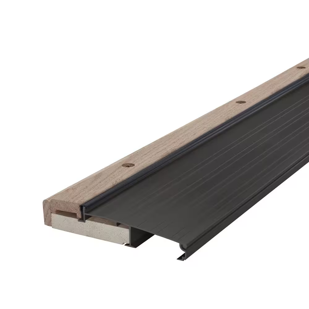 Bronze Adjustable Aluminum & Hardwood Threshold 5-5/8X 1-1/8 X 36