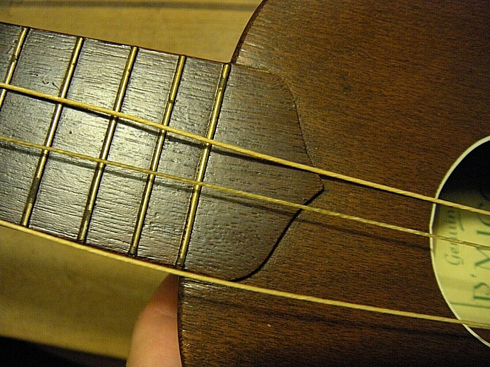 Excellent Vintage 1940s P'Mico Collegiate Mahogany Ukulele Populair nieuwste product