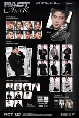 NCT 127 [FACT CHECK] 5th Album EXHIBIT RANDOM Ver/CD+4 Post Karte+