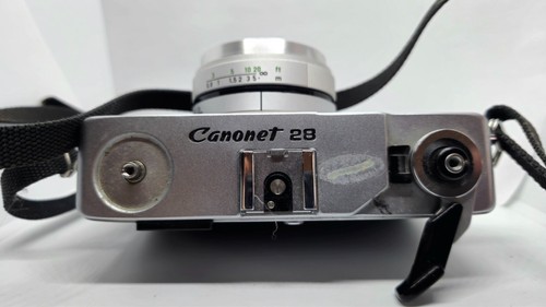 appareil photo argentique canon Canonet 28 pour pièces uniquement - Photo 3/5