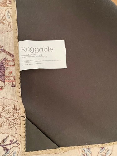Ruggable Rare Anna Sui Roses Pagodas RRP £399 Huge XXLarge New Vintage Washable - Picture 5 of 7
