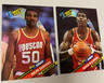 1993 Topps Basketball Archive Akeem Olajuwon/ Ralph Sampson (2 cards)