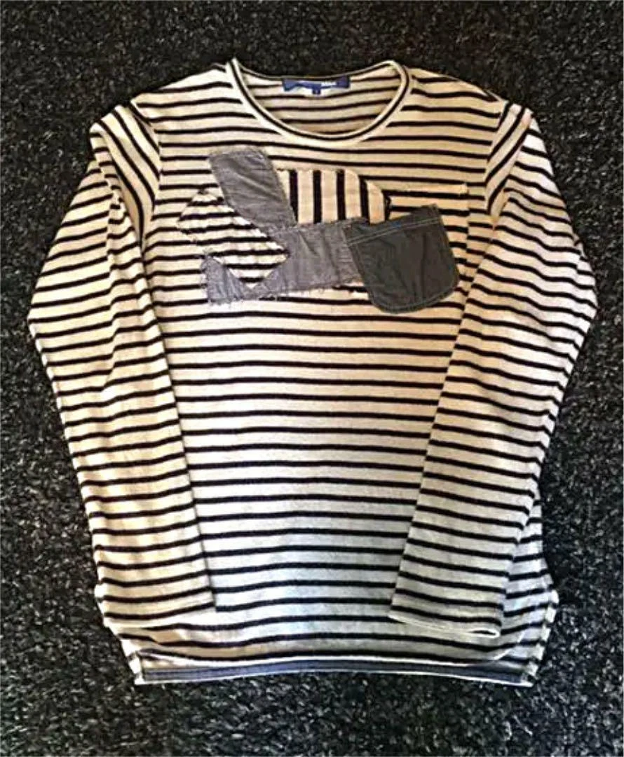 COMME des GARCONS JUNYA WATANABE MAN Patchwork Striped T-shirt Men S From Japan
