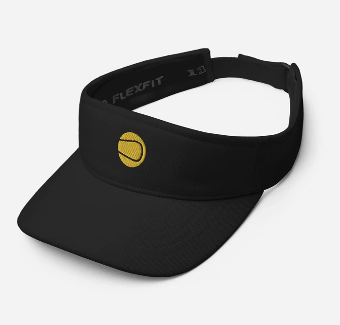 Visera de tenis (5 colores con pelota de tenis bordada en la parte delantera) Foto 4 de 4