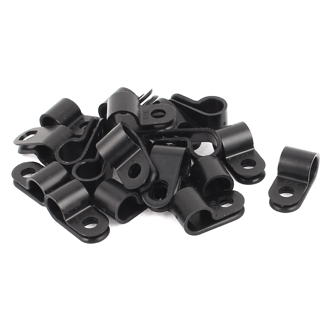 20pcs Clip Abrazadera de Cable Tipo R para Tubo Flexible de Alambre...
