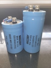 Pair Of Mallory Electrolytic Capacitors - 15000uF/50V and 38000uF/15V