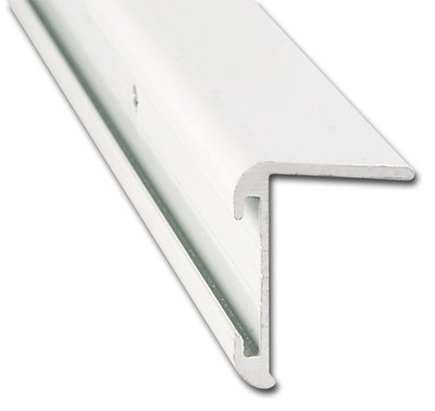 AP Products 021-85201-8 8' Polar White Aluminum Long Corner Moulding