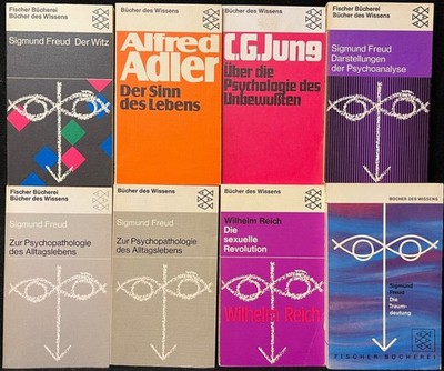 PAKET - 16 Taschenbücher - BÜCHER DES WISSENS - Psychologie: Jung, Freud u.a.