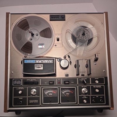 Akai GX-220D Reel to Reel Tape Recorder GX Heads Tested Working