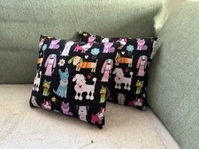 Dog Print Pillows
