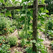 Asparagus Bean Seeds 50 PCS  Yardlong Bean Seeds for Garden Cultivation