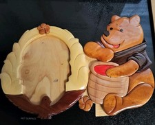 Winnie The Pooh Handmade Picture Frame. Wood . Beautiful