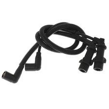 2× Ignition Coil Spark Plug Cap&Wire For Polaris Ranger 700 800 2005-2010 New