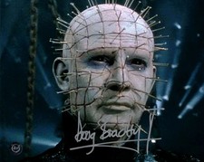 Doug Bradley as Pinhead in Hellraiser Autographed 8x10 Landscape Photo