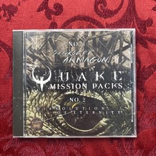 Quake Mission Packs 1 & 2 CD-ROM PC/ Scourge Of Armagon Dissolution Of Eternity